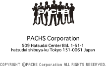PACHS Corporation13F Toyo Bld. 1-2-10 nihonbashi chuou-ku Tokyo 103-0027 Japan COPYRIGHT ©PACHS Corporation ALL RIGHTS RESERVED.